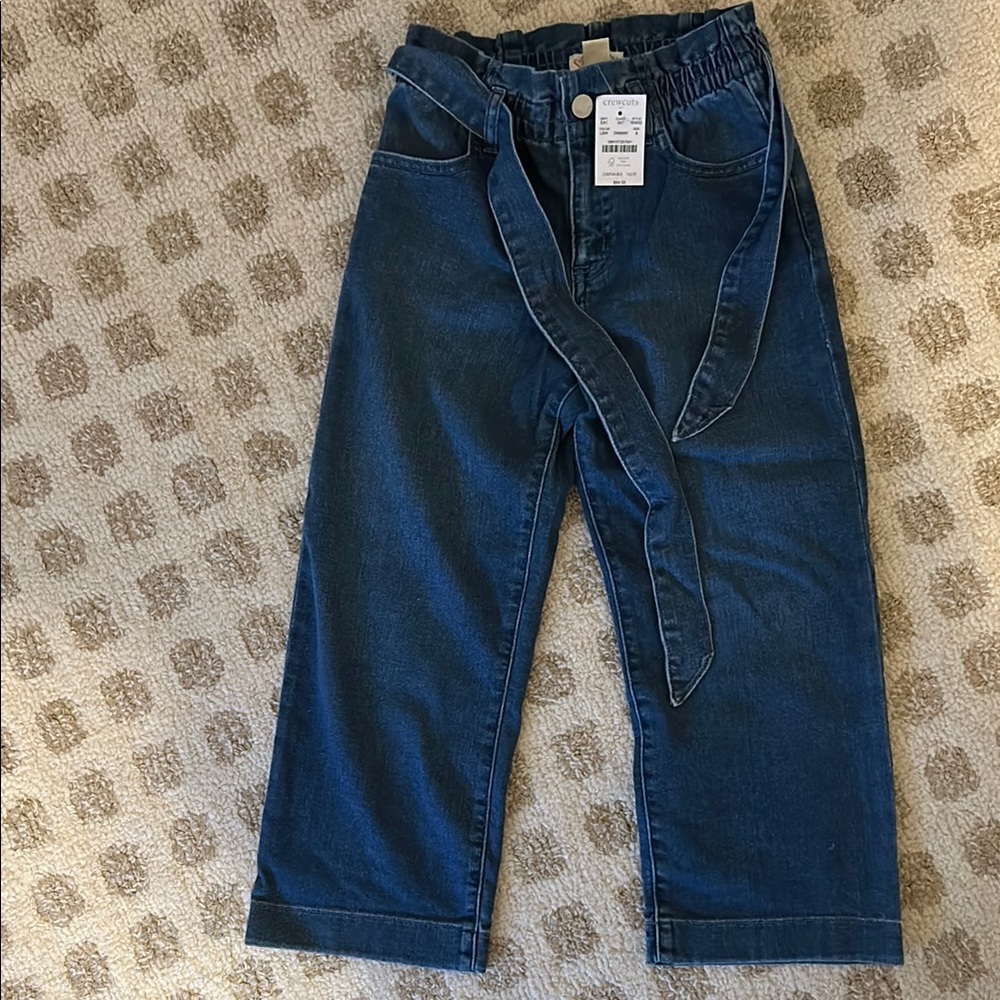 Girls Blue Jeans with Belt